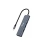 EQUIP 133487 USB-C 5-in-1 Multifunktionsadapter, HDMI, USB 3.2 Gen1, 100W USB PD