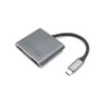 EQUIP 133484 USB-C 4-in-1 Dual-HDMI-Adapter, USB 3.0, 100W USB PD