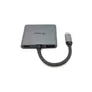 EQUIP 133484 USB-C 4-in-1 Dual-HDMI-Adapter, USB 3.0, 100W USB PD