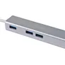 EQUIP 133481 USB-C auf 3-Port-USB-Hub mit Gigabit Adapter