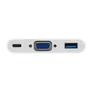 EQUIP 133462 USB-C auf VGA (HD15), USB-A, 60W USB PD Adapter