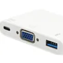 EQUIP 133462 USB-C auf VGA (HD15), USB-A, 60W USB PD Adapter