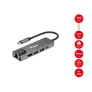 EQUIP 133489 USB-C 5-in-1-Multifunktionsadapter, HDMI , Gigabit LAN, USB 3.2 GEN1, 100W USB PD