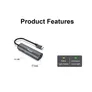 EQUIP 133486 USB-C-auf-RJ45-Gigabit-Netzwerk + 100W USB PD Adapter