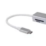 EQUIP 133480 3-in-1-USB-C-Multifunktions-Adapter, HDMI , USB 3.0, TF/Micro SD