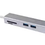 EQUIP 133480 3-in-1-USB-C-Multifunktions-Adapter, HDMI , USB 3.0, TF/Micro SD