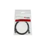 EQUIP 128891 USB 2.0 C auf C 90° abgewinkeltes Kabel 1m Schwarz