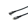 EQUIP 128891 USB 2.0 C auf C 90° abgewinkeltes Kabel 1m Schwarz