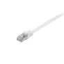 EQUIP 607614 Cat.6A U/FTP Flat Patchkabel, 5m, Weiß