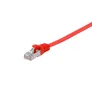 EQUIP 607627 Cat.6A U/FTP Flat Patchkabel, 0,5m, Rot