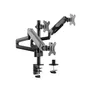 EQUIP 650134 17"-27" Neig-/schwenkbare Verdreifachenmonitorhalter