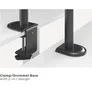 EQUIP 650159 17”–32” Vierfach-Gelenk-Monitor/LCD-Tischhalterung