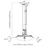 EQUIP 650702 Projektor Decken-/ Wandhalterung