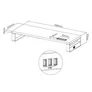 EQUIP 650881 Desktop Monitor Stand mit USB