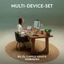 Logitech Pebble 2 Combo for Mac Graphite - Slim Bluetooth®-Tastatur und -Maus für Mac