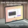 Logitech Pebble 2 Combo for Mac Graphite - Slim Bluetooth®-Tastatur und -Maus für Mac