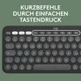Logitech Pebble 2 Combo for Mac Graphite - Slim Bluetooth®-Tastatur und -Maus für Mac