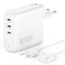 4Smarts Ladegerät GaN Flex Pro 140W 3 USB-C weiß