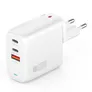 4Smarts Ladegerät GaN Flex 65W 2 USB-C+1 USB-A, weiß