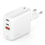 4Smarts Ladegerät GaN Flex 65W 2 USB-C+1 USB-A, weiß