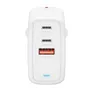 4Smarts Ladegerät GaN Flex 65W 2 USB-C+1 USB-A, weiß