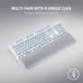 RAZER Pro Type Ultra Tastatur kabelgebunden / kabellos, Weiß