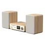 Pure Classic Stereo Cotton White/Oak EU/UK