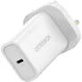 OtterBox UK Wall Charger 30W GaN 1X USB-C 30W PD Weiß