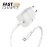 OtterBox EU Wall Charger 20W PD USB-C + Lightning/USB-C Kabel 1m Weiß