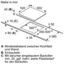 Siemens ET675FNP1E iQ300 Glaskeramik-Kochfeld, 60 cm, mit Rahmen aufliegend