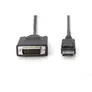 DIGITUS DisplayPort 1.2 Adapterkabel 5m DP zu DVI-I (24+1) St./St. schwarz