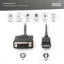 DIGITUS DisplayPort 1.2 Adapterkabel 5m DP zu DVI-I (24+1) St./St. schwarz