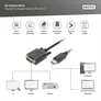 DIGITUS DisplayPort 1.2 Adapterkabel 5m DP zu DVI-I (24+1) St./St. schwarz