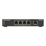 NETGEAR PoE Switch 5 Port Gigabit Ethernet LAN Switch PoE+ mit 4 Port bei 63 W (GS305P), Desktop- oder Wandbefestigung