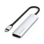 Satechi USB-C 6-in-1 Slim Multiport Adapter Silber
