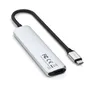 Satechi USB-C 6-in-1 Slim Multiport Adapter Silber