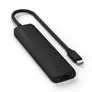 Satechi USB-C 7-in-1 Slim Multiport Adapter mit Ethernet Schwarz