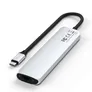 Satechi USB-C 7-in-1 Slim Multiport Adapter mit Ethernet Silber