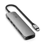 Satechi USB-C 7-in-1 Slim Multiport Adapter mit Ethernet Space Grau