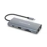 Conceptronic 10-in-1 USB-C 3.2 Gen 1 Adapter - 100W PD, HDMI, 2x USB-C, 3x USB-A, Gbit Ethernet, TF/MicroSD