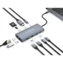 Conceptronic 10-in-1 USB-C 3.2 Gen 1 Adapter - 100W PD, HDMI, 2x USB-C, 3x USB-A, Gbit Ethernet, TF/MicroSD