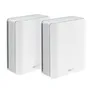 ASUS ZenWiFi BT8 BE14000 Weiß Tri-Band WiFi 7 Smart AiMesh Extendable Router 2er Pack