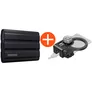 Samsung Portable SSD T7 Shield 1 TB USB 3.2 Gen2 Typ-C Schwarz PC/Mac inkl. SmallRig-Halterung MagSafe
