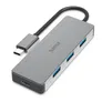 Hama 00200105 USB-C-Hub, Multiport, 4 Ports USB-A