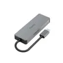 Hama 00200105 USB-C-Hub, Multiport, 4 Ports USB-A