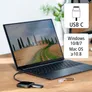 Hama 00200112 USB-C-Hub, 4 Ports, USB 3.2 Gen1, 5 Gbit/s