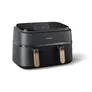 Philips NA352/04 3000 Series Airfryer Dual Basket, schwarz