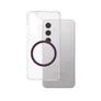 CARE by PanzerGlass® Flagship Case Clear Combat w. Plum Purple QI Galaxy S25
