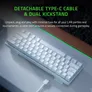 RAZER Huntsman Mini Mercury - Linear Optische Switches (RED), Formfaktor von nur 60 %, Doubleshot PBT-Tastenkappen