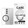 CARE by PanzerGlass® Flagship Case Clear  w. Black QI Compatible Galaxy S25